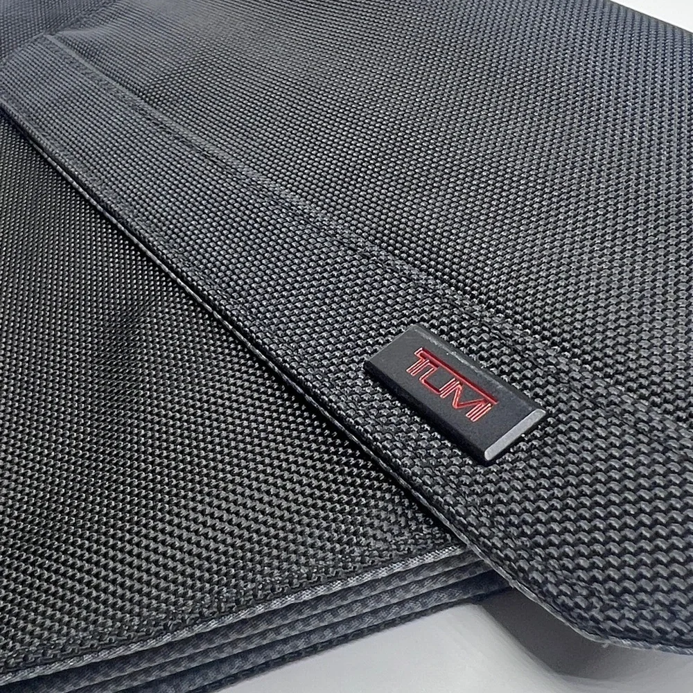 Tumi Ballistic Black Vertical Tripple Compartment Laptop Travel Case